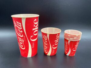 Coca-Cola / Wax Paper Cups Image