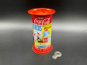 Coca-Cola / Advertising Pillar / Metal Coin Bank Image