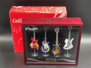 Coca-Cola / Miniature Guitars Wooden Box / Collectable Music Box Image