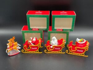 Coca-Cola / Musical / Santa Sleigh Ride / Set of 4 Image