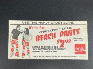 Coca-Cola / Order Blank / Beach Pants Image