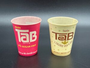 Coca-Cola / TAB Wax Paper Cups Image