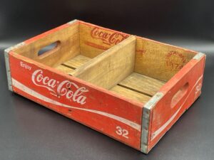 Coca-Cola / Wood Crate / Red Image