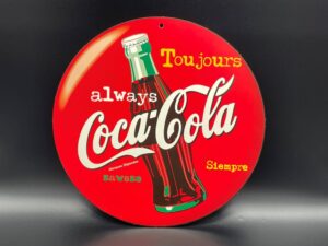 Coca-Cola / Cardboard Sign / Always Coca-Cola Image