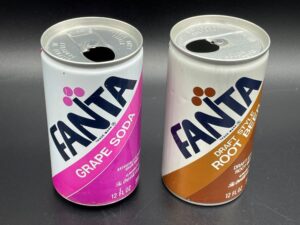 Fanta / Grape Soda & Root Beer / Can Image