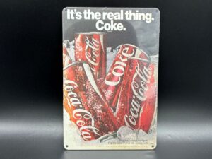 Coca-Cola / Metal Sign / It