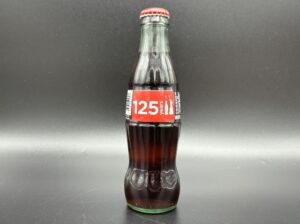 Coca-Cola / 125 Years / Glass Bottle Image