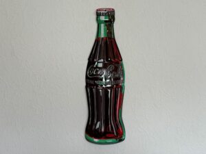 Coca-Cola / Metal Sign / Contour Bottle Image