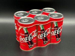 Coca-Cola / 6 Pack Can Metal Box Image