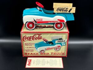 Coca-Cola / Stake Bed Truck / Pedal Car / Die-Cast Metal Image