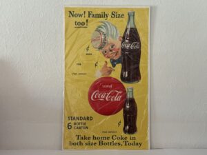 Coca-Cola / Sprite Boy / Now! Family Size Too! / Paper Sign Image