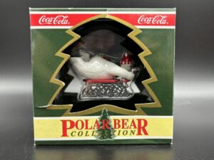 Coca-Cola / Brand Ornament / Polar Bear Collection / Downhill Sledder Image