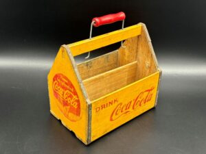 Coca-Cola / Wood Bottle Carrier Image