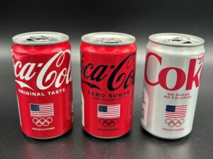 Coca-Cola / Zero / Diet / USA Olympics Proud Partner / Mini Cans Image