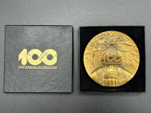 Coca-Cola / Bronze 100th Anniversary Coca-Cola Medallion Image