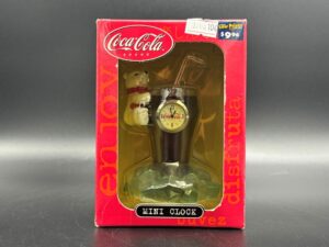 Coca-Cola / Mini Clock / Polar Bear On Glass Image