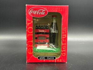 Coca-Cola / Mini Clock / Bottles In Crates & Big Bottle Image