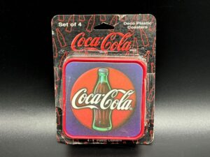 Coca-Cola / Deco Plastic Coasters / Set Of 4 Image