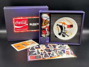 Coca-Cola Zero / Creations / Bleach / Can Box Set With Plate Image