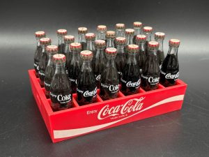 Coca-Cola / Mini Bottles in Plastic Crate Image