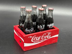 Coca-Cola / Mini Bottles in Wooden Crate / Different Countries Image