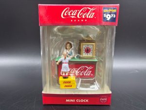 Coca-Cola / Mini Clock / Girl At Retail Counter Image
