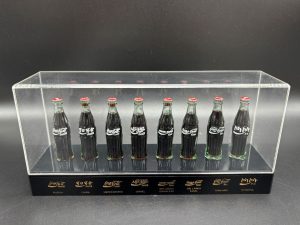 Coca-Cola / Mini Bottle Set Of 8 / Different Languages / Acryl Display Image