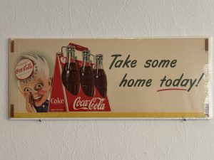 Coca-Cola / Take Some Home Today! / 6 Pack / Paper Sign Image