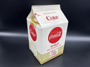 Coca-Cola / Cardboard Syrup Container / One Gallon / Things Go Better With Coke Image