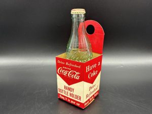 Coca-Cola / Cardboard Handy Bottle Holder / Hang It In Your Car Image