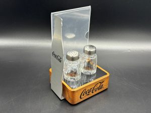 Coca-Cola / Wooden Table Stand / Salt & Pepper Image