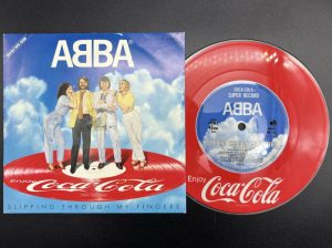 Coca-Cola / ABBA / Slipping Trough My Fingers / Vinyl Picture Single Image