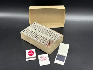 Coca-Cola / Matchbooks in Box / Things Go Better With Coke / White Image