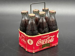 Coca-Cola / Mini Bottles / 6 Pack Paper Carrier / Bill