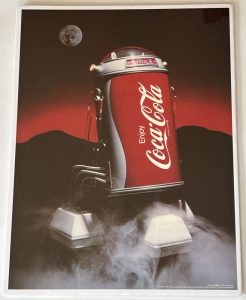Coca-Cola / Robot / Paper Sign Image