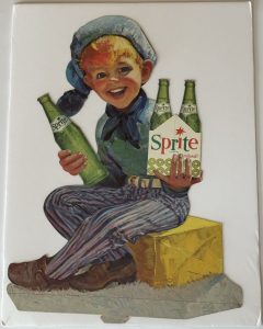 Sprite / Natural! / Cardboard Cutout Sign Image