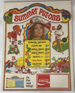 Coca-Cola / Summer Put-Ons / Paper Sign Image