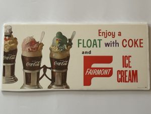 Coca-Cola / Enjoy A Float With Coke / Paper Sign Image