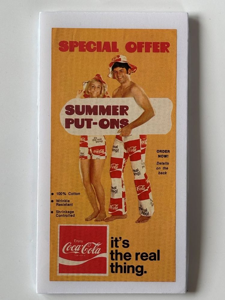 Coca-Cola / Summer Put-Ons / Special Offer / Paper Sign Image