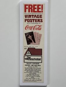 Coca-Cola / Free Vintage Posters Coupon / Paper Sign Image