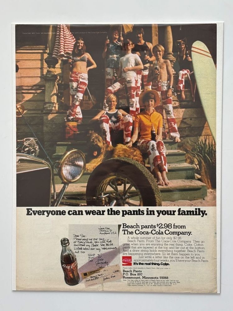 Coca-Cola / Everyone Can Wear The Pants... / Magazine Ad Image