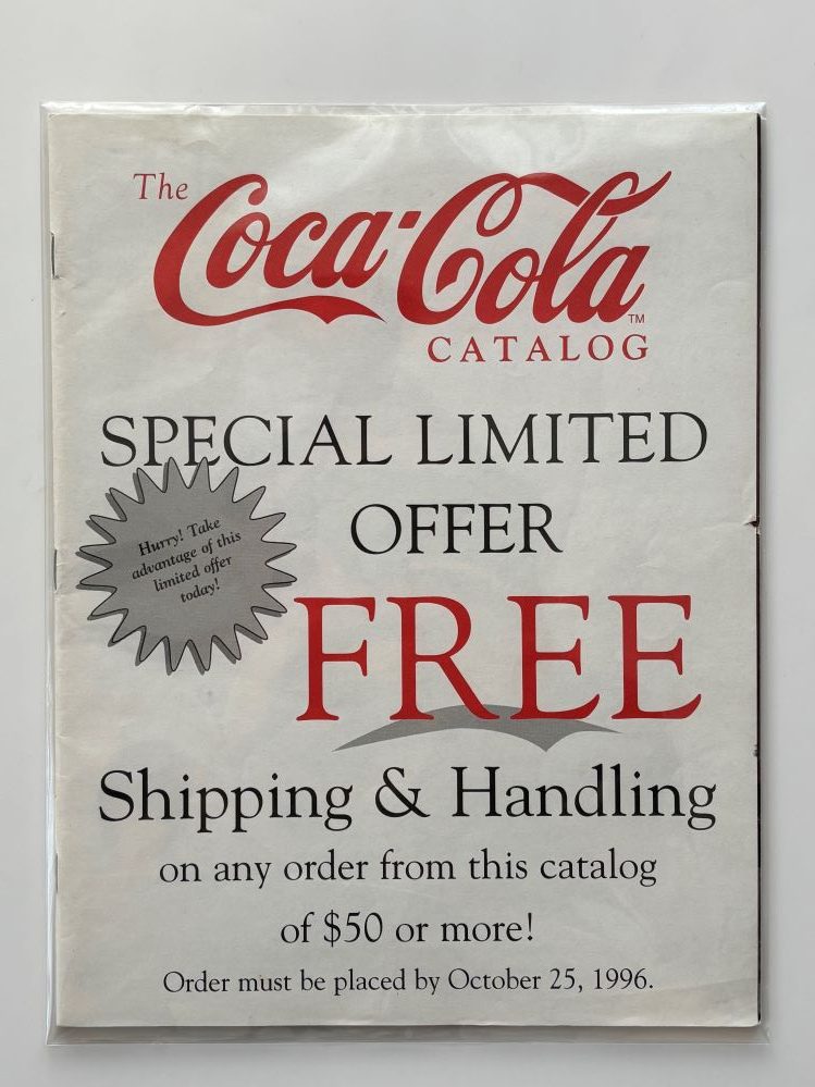 Coca-Cola / The CC Catalog / Special Limited Offer Free / Catalog Image