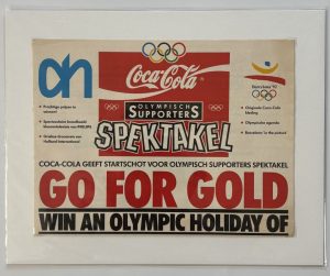 Coca-Cola / Olympisch Supporters Spektakel / Newspaper Image