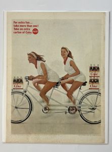 Coca-Cola / Tandem Bicycle / Magazine Ad Image
