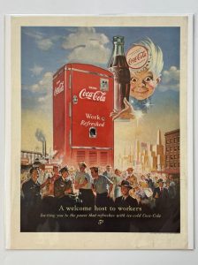 Coca-Cola / A Welcome Host To Workers / Magazine Ad Image