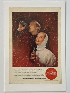 Coca-Cola / Here Is The Distinctive Quality... / Magazine Ad Image