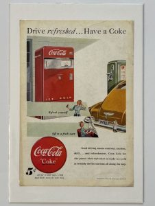 Coca-Cola / Drive Refreshed... / Magazine Ad Image