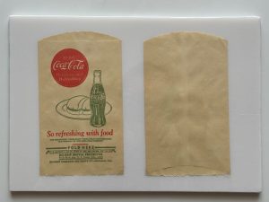 Coca-Cola / No-Drip Protector / So Refreshing With Food Image
