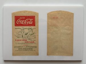 Coca-Cola / No-Drip Protector / A Great Drink With Lunch Image