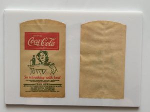 Coca-Cola / No-Drip Protector / So Refreshing With Food Image